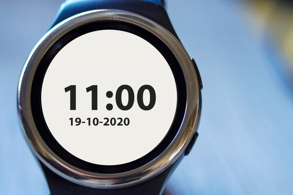 Waarom een smartwatch, omdat tijd instellen makkelijk gaat
