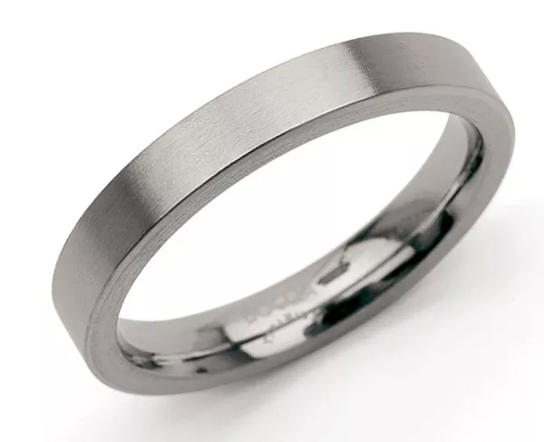 Boccia 0120-01 Ring Titanium zilverkleurig 3,2 mm
