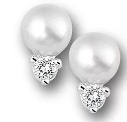  Koop jouw zilveren dames parel Oorbellen 1301067 bij Trendjuwelier   Achteraf betalen, snelle levering  met een gratis cadeau.
