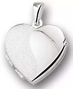 Huiscollectie 1005551 Zilveren medaillon hart