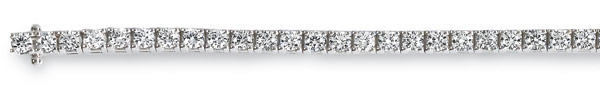 Huiscollectie 28-11-TR Witgouden armband met diamant