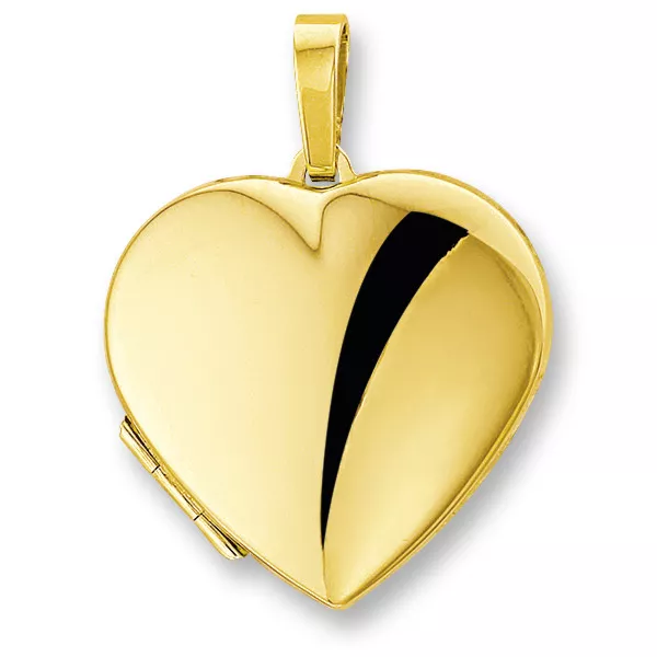 Gouden medaillon hart