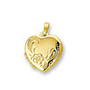 Huiscollectie 4005930 Gouden medaillon hart 1