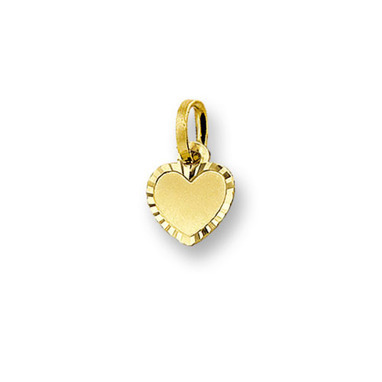 Huiscollectie 4006125 Gouden graveerplaat hartvormig