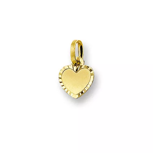 Huiscollectie 4006125 Gouden graveerplaat hartvormig