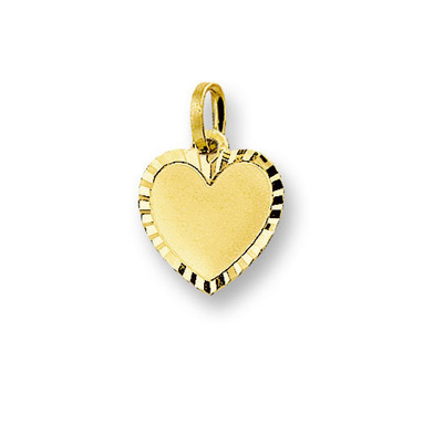 Huiscollectie 4006161 Gouden graveerplaat hartvormig