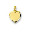 Huiscollectie 4006162 Gouden graveerplaat hartvormig 1