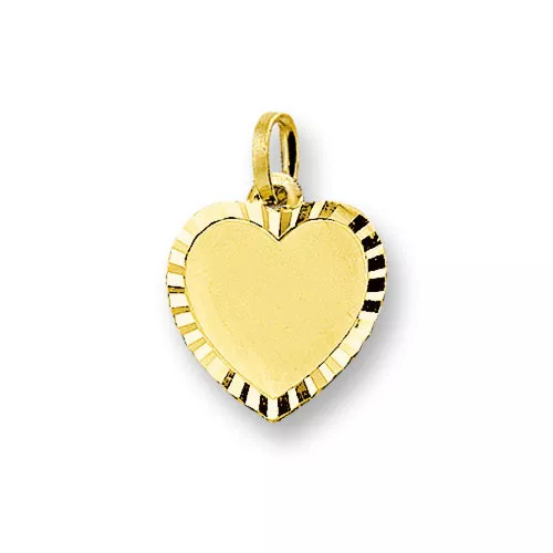 Huiscollectie 4006162 Gouden graveerplaat hartvormig