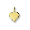 Huiscollectie 4006164 Gouden graveerplaat hartvormig 1