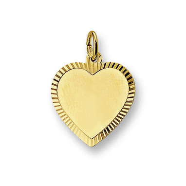 Huiscollectie 4006167 Gouden graveerplaat hartvormig