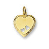 Huiscollectie 4006168 Gouden graveerplaat hartvormig 1