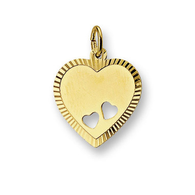Huiscollectie 4006168 Gouden graveerplaat hartvormig