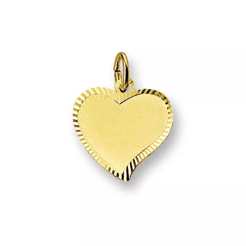 Huiscollectie 4006171 Gouden graveerplaat hartvormig