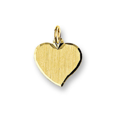 Huiscollectie 4006175 Gouden graveerplaat hartvormig