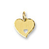 Huiscollectie 4006176 Gouden graveerplaat hartvormig 1