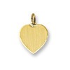 Huiscollectie 4006177 Gouden graveerplaat hartvormig 1