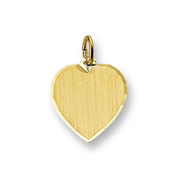 Huiscollectie 4006177 Gouden graveerplaat hartvormig