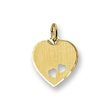 Huiscollectie 4006178 Gouden graveerplaat hartvormig