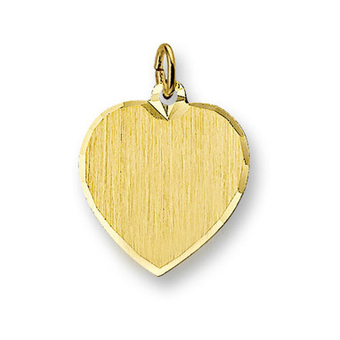 Huiscollectie 4006179 Gouden graveerplaat hartvormig