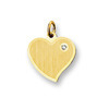 Huiscollectie 4013226 Gouden graveerplaat hartvormig 1
