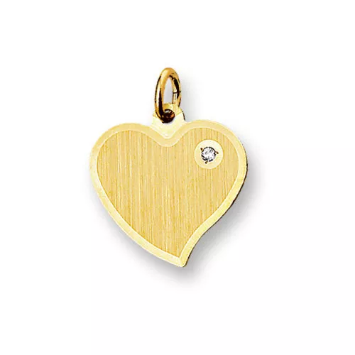 Huiscollectie 4013226 Gouden graveerplaat hartvormig