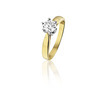 Huiscollectie 05-13-TR Bicolor gouden ring met diamant 1