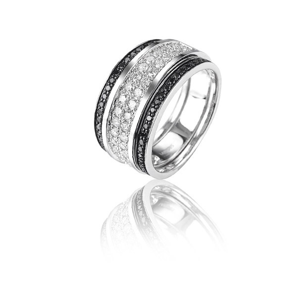 Huiscollectie 11-11-TR Witgouden ring met diamant