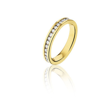 Huiscollectie 16-09-TR Gouden ring met diamant