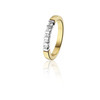 Huiscollectie 17-02-TR Bicolor gouden ring met diamant 1
