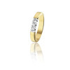 Huiscollectie 17-18-TR Bicolor gouden ring met diamant 1