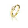 Huiscollectie 21-11-TR Gouden ring met diamant 1