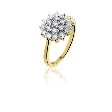Huiscollectie 23-06-TR Gouden ring met diamant