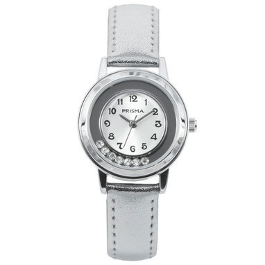 Prisma CW.211 horloge Dazling Diamonds Silver
