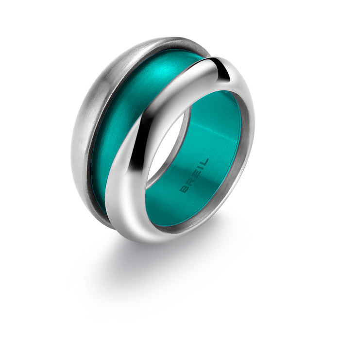 winnen aanvaardbaar Delegatie Breil TJ1184 dames ring van aluminium, staal