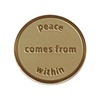 Quoins QMOZ-04-G Peace comes from within munt 2
