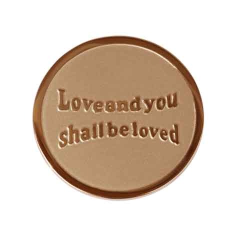 Quoins QMOZ-05-R Love and you shall be loved munt