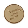 Quoins QMOZ-10-G Find Happiness Within Yourself munt 2