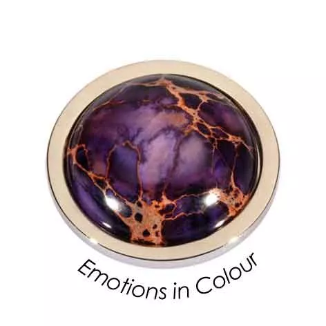 Quoins QMEK-SS-P Disk Emotions in colour Purple Sea Jasper Medium