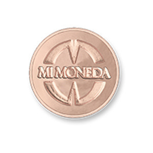 Mi Moneda MON-MM-03-XS rosegold plated munt XS