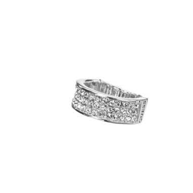 Guess UBR11306 Pave band silver ring
