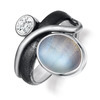 Rabinovich 40803021 zilveren ring met maansteen en zirkonia 2