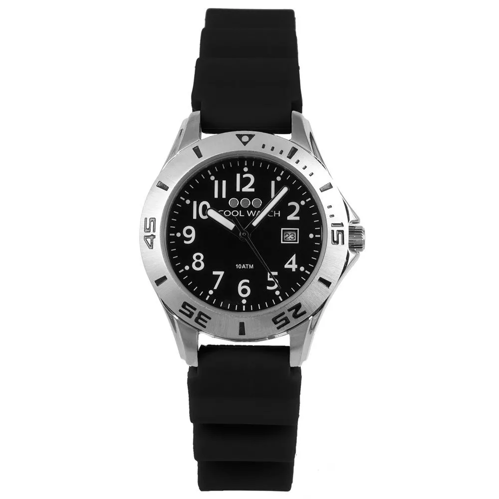 Coolwatch CW.207 horloge Scuba Diver Black Black