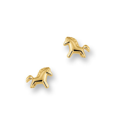 Huiscollectie 4009283 Gouden paarden oorbellen