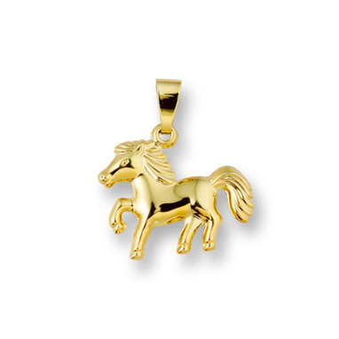 Huiscollectie 4013747 Gouden bedel paard