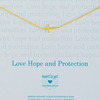 Heart to get N12CRO11G-2 Love hope and protection ketting goud 1