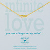 Heart to get N15INF11G Infinite love ketting goud 1