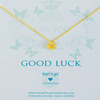 Heart to get N17CLO11G Good luck ketting goud 1