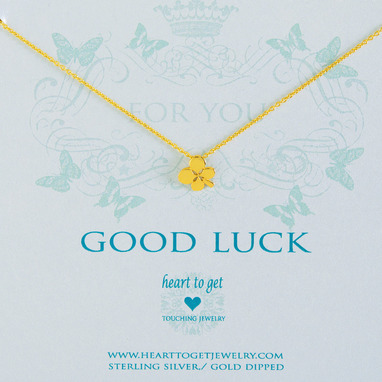 Heart to get N17CLO11G Good luck ketting goud