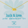 Heart to get N19CLH11G-2 Luck & Love ketting goud 1