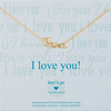 Heart to get N20LOP11R I love you ketting rose 1